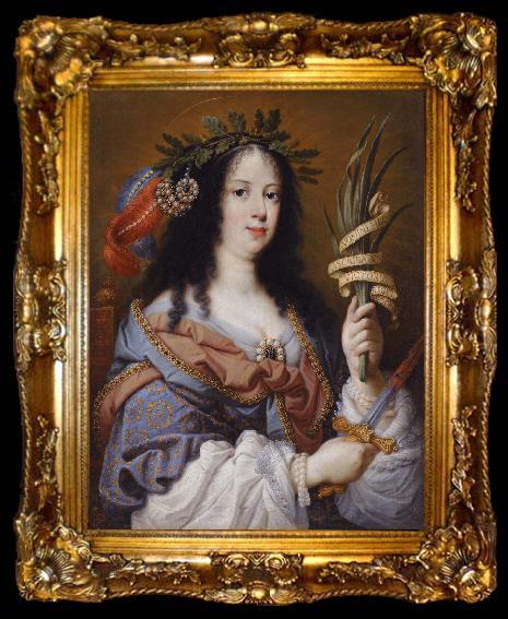 framed  robert delaunay Portrait of Vittoria della Rovere, ta009-2